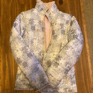 Girls Reversible North Face Jacket